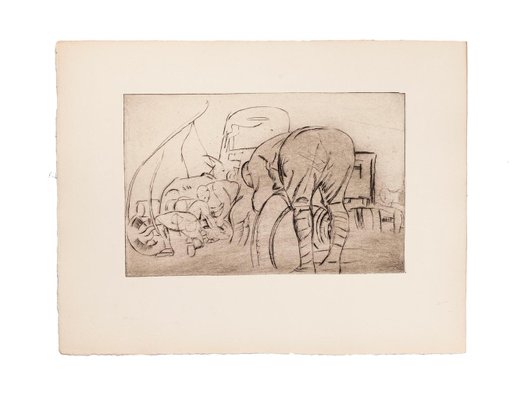 Anselmo Bucci, Military, Etching, 1919-ZCI-802542