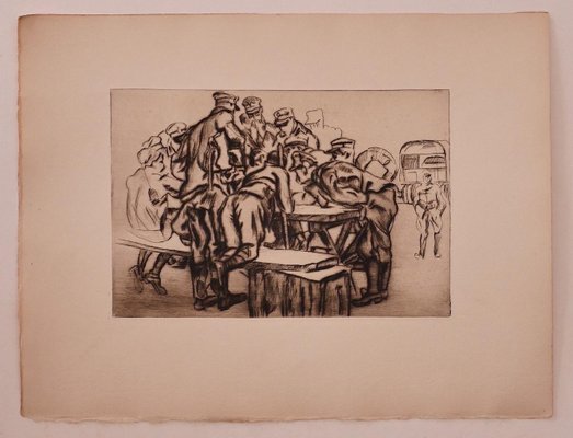 Anselmo Bucci - Military - Original Etching - 1919-ZCI-836986