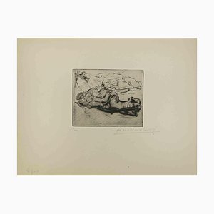 Anselmo Bucci, Sleep, 1917, Etching and Drypoint-ZCI-1781762