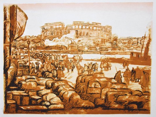 Anselmo Bucci, Verona, Lithograph, 1917-ZCI-802520