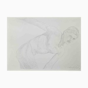 Anthony Roaland, Nude, Original Pencil Drawing, 1990s-ZCI-1372532