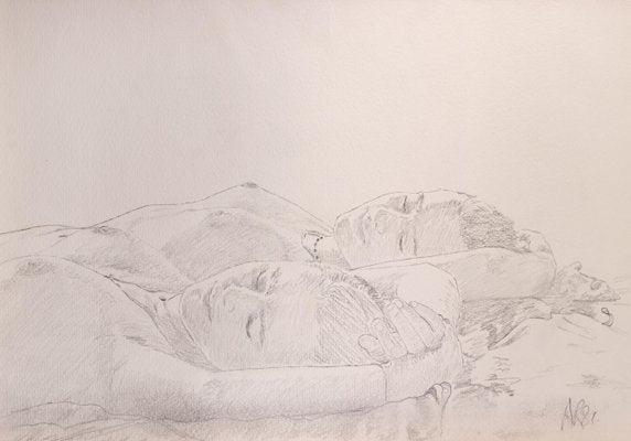 Anthony Roaland, Sisters, Original Drawing, 1981-ZCI-1325426