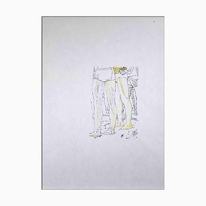 Anthony Roaland, the Men, Pen Drawing, 1980-ZCI-1343958