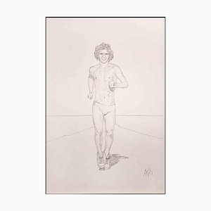 Anthony Roland, The Running Man, Original Drawing, 1981-ZCI-1327902