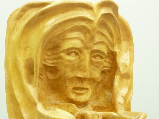 Anthroposophical Basswood Sculpture in the Dornach Style, 1940s-UG-1191191