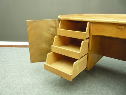 Anthroposophical Birchwood Desk by Fritz Schuy, 1920s-UG-1811892