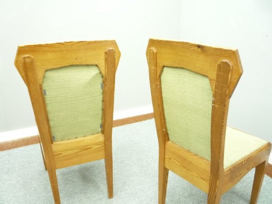 Anthroposophical Dining Table and Chairs, 1930s, Set of 3-UG-1389807