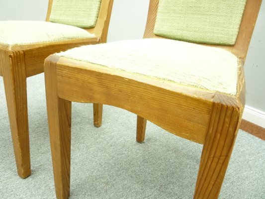 Anthroposophical Dining Table and Chairs, 1930s, Set of 3-UG-1389807