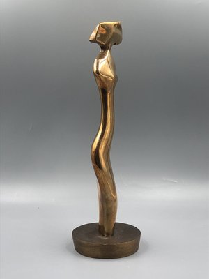 Antinio Grediaga Kieff, Abstract Sculpture, Polished Bronze, 1960s-XOP-2028089