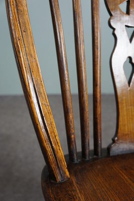 Antique 18th Century English Windsor Dining Room Chairs, Set of 6-HPP-1706151