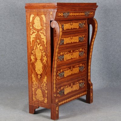 Antique 19 Century Commode with 6 Drawers-DXD-1150915