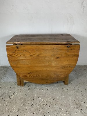 Antique 19th-Century Swedish Farmhouse Drop Leaf Table-IJL-1186403