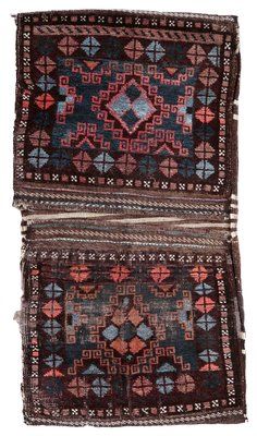 Antique Afghan Baluch Rug, 1900s-JZV-1361411