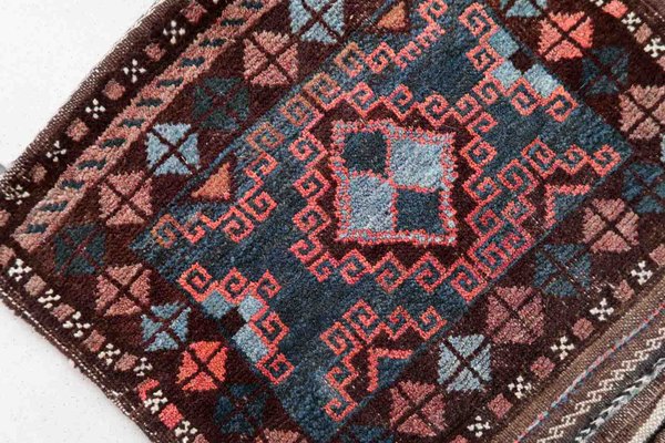 Antique Afghan Baluch Rug, 1900s-JZV-1361411