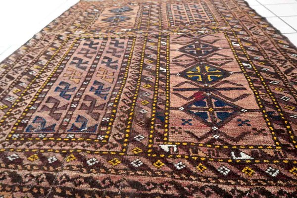 Antique Afghan Baluch Rug, 1910s-JZV-1453660