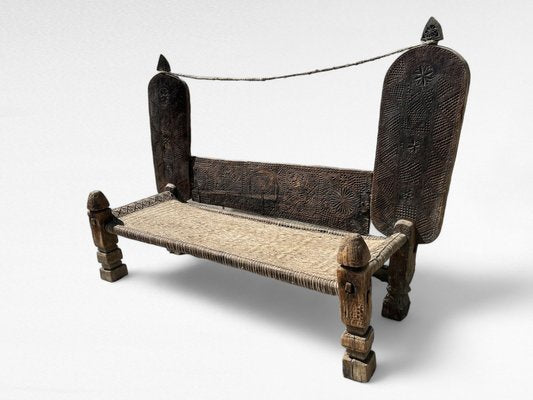 Antique Afghan Cedar Chair Bed, 1800s-UZN-1394078