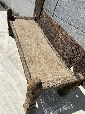 Antique Afghan Cedar Chair Bed, 1800s-UZN-1394078