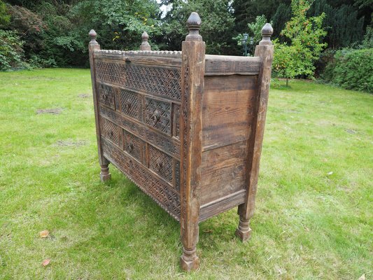 Antique Afghan Chest in Wood, 1930s-UZN-1399182