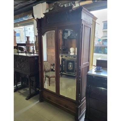 Antique Alfonsino Period Spanish Cabinet in Mahogany, End of 19th Century-TCS-1752645