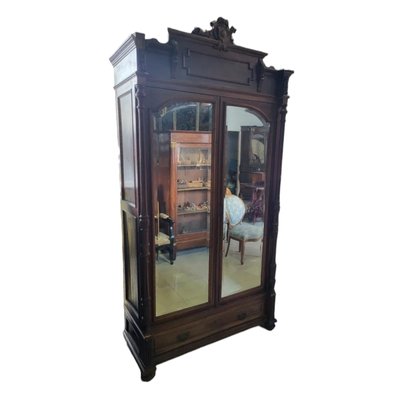 Antique Alfonsino Period Spanish Cabinet in Mahogany, End of 19th Century-TCS-1752645