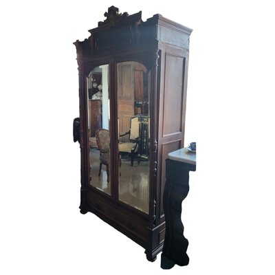 Antique Alfonsino Period Spanish Cabinet in Mahogany, End of 19th Century-TCS-1752645