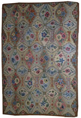 Antique American Hooked Rug, 1880s-JZV-1031094