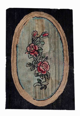 Antique American Hooked Rug, 1890s-JZV-1427238