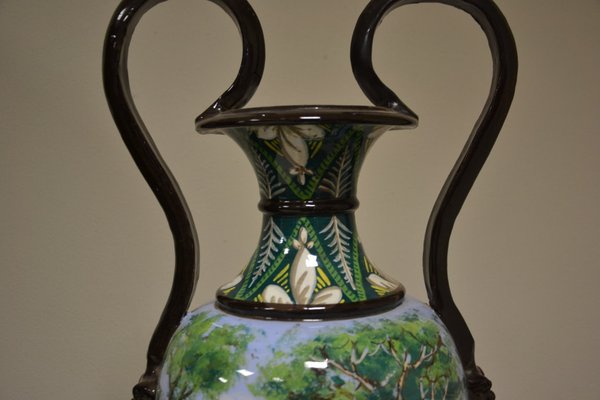 Antique Amphora Painted Vase-OEC-585569