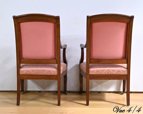 Antique Armchairs in Mahogany, Set of 2-RVK-2020362