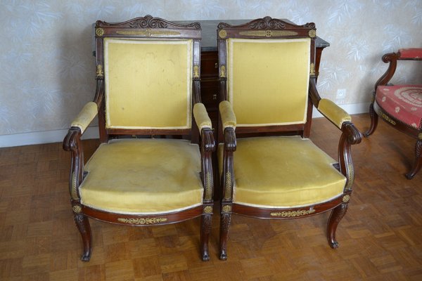 Antique Armchairs, Set of 8-TYI-1734259