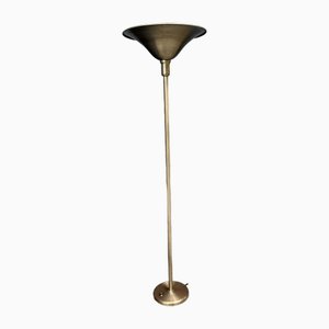 Antique Art Deco Nickel-Plated Floor Lamp, 1920s-NPL-2016949