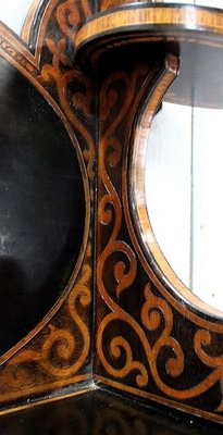 Antique Art Nouveau Blackened Rosewood Shelf, 1900s-RVK-746356