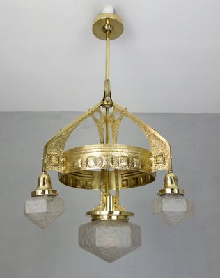 Antique Art Nouveau Ceiling Lamp-FPY-708640