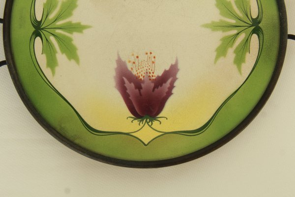 Antique Art Nouveau Ceramic Tray, Italy, 1910s-HUY-1768486