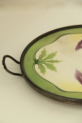 Antique Art Nouveau Ceramic Tray, Italy, 1910s-HUY-1768486