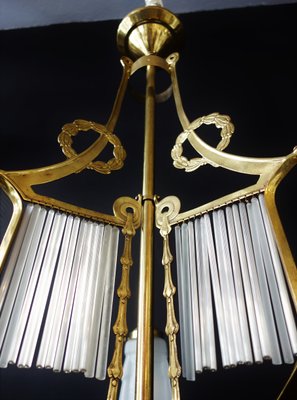 Antique Art Nouveau French Ceiling Lamp-FPY-647009