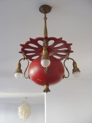 Antique Art Nouveau German Chandelier, 1900s-WPT-549528