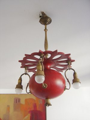 Antique Art Nouveau German Chandelier, 1900s-WPT-549528