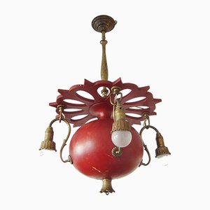 Antique Art Nouveau German Chandelier, 1900s-WPT-549528