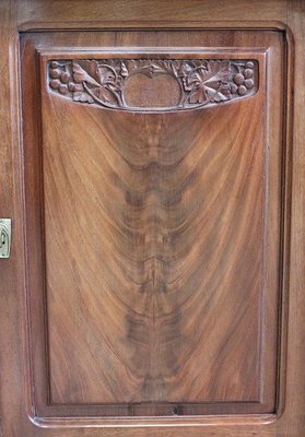 Antique Art Nouveau Mahogany Cabinet, 1900s-RVK-683489