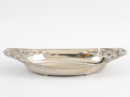 Antique Art Nouveau Pewter Bread Bowl from Kayser, 1900s-IXK-576698