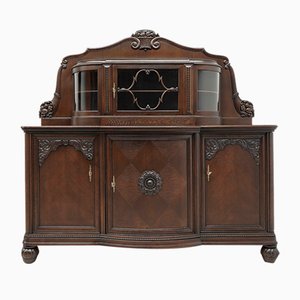 Antique Art Nouveau Style Oak Sideboard, 1920s-ZFH-2033651