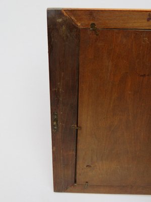 Antique Art Nouveau Wood Cabinet-EY-567319