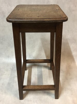 Antique Artist Oak Stool-SDV-676494