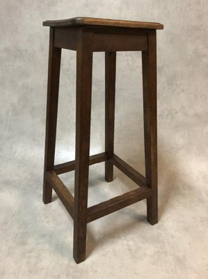 Antique Artist Oak Stool-SDV-676494