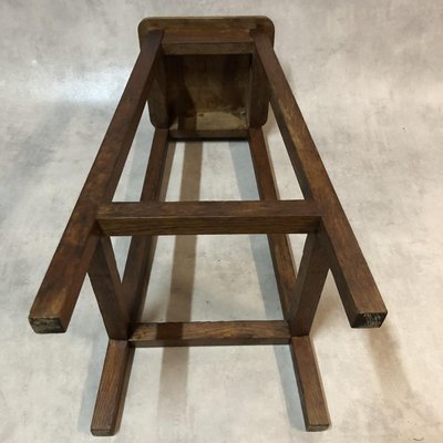 Antique Artist Oak Stool-SDV-676494