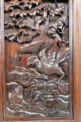 Antique Asian Cabinet in Carved Wood, 1880-XNH-1816669