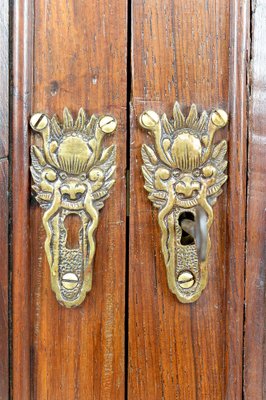 Antique Asian Cabinet in Carved Wood, 1880-XNH-1816669