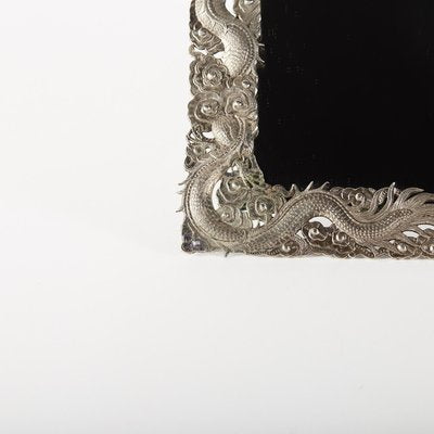 Antique Asian Silver Table Mirror-WFS-2034154