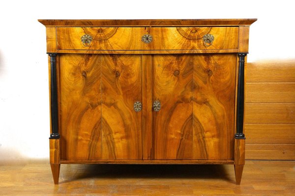 Antique Austrian Biedermeier Trumeau Commode, 1825-TQA-1385915